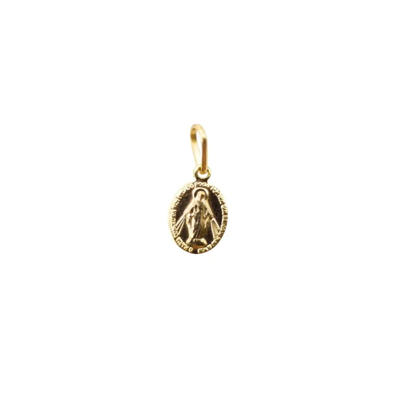 PINGENTE SANTO  MINI- BANHADO A OURO 18K