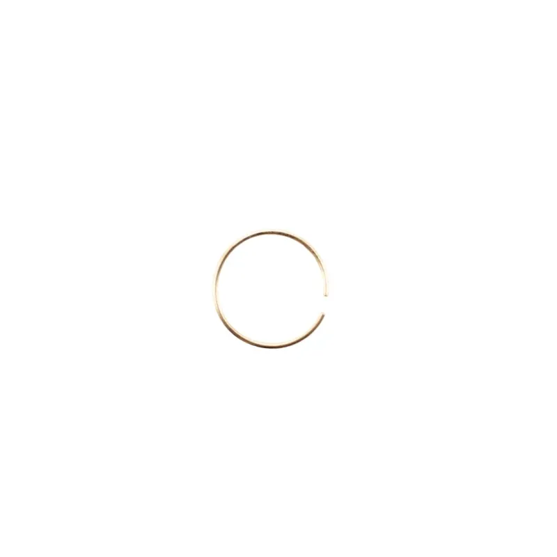 PIERCING DE NARIZ ARGOLINHA LISA - OURO 18K