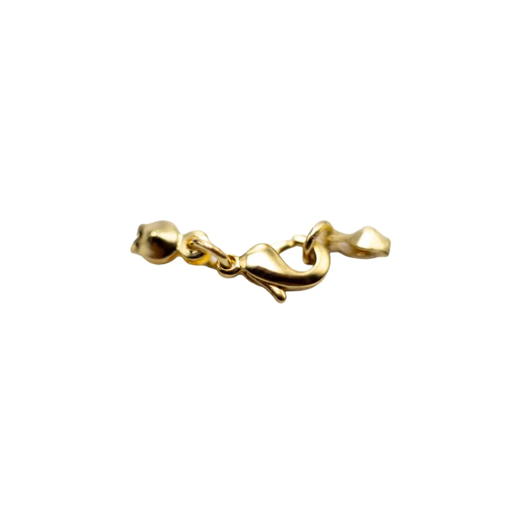 CORRENTE FIO DE SILICONE COM PINGENTE  INICIAL E SIMPLES  - BANHADO A OURO 18K