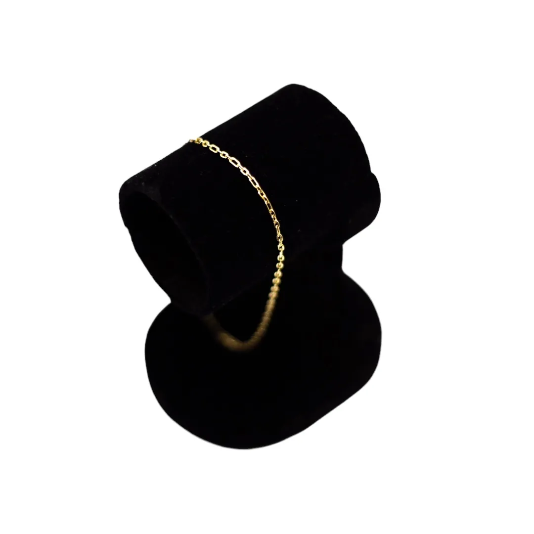 PULSEIRA MASCULINA 3X1 CARTHIE CADIADINHO FINO 20CM- BANHADO A OURO 18K