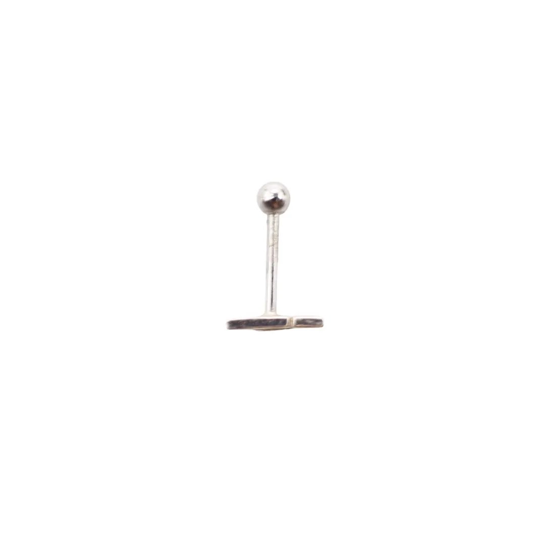 PIERCING PRENDEDOR HASTE 8MM-PRATA 925