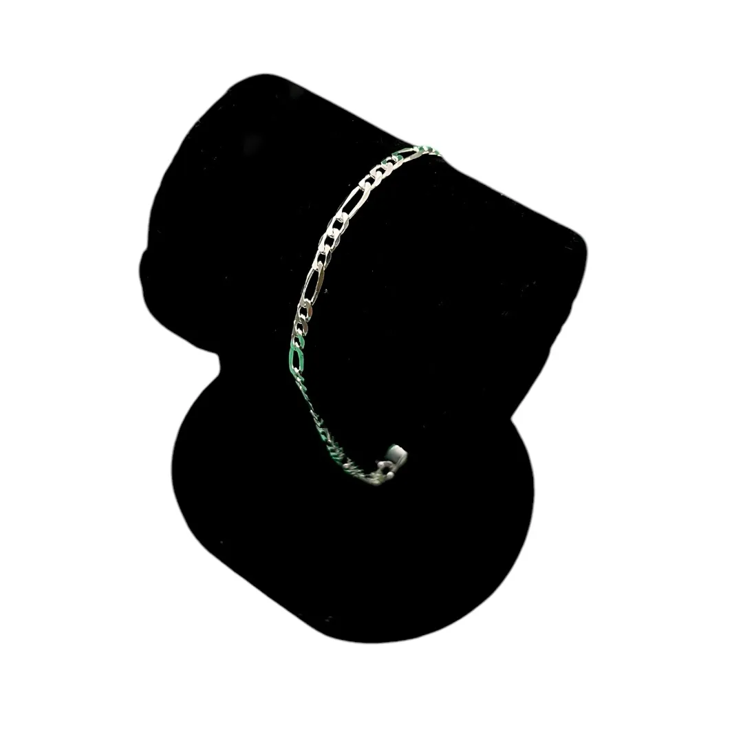 PULSEIRA MASCULINA ELOS 3X1 3MM -PRATA 925