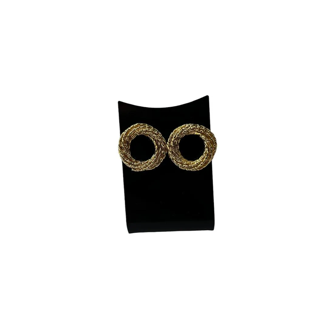 BRINCO ROLO DE ARAME - BANHADO A OURO 18K